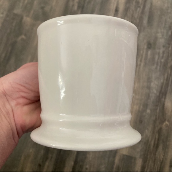 Anthropologie “S” Monogram Coffee Mug Retro Shave Style - Picture 3 of 5